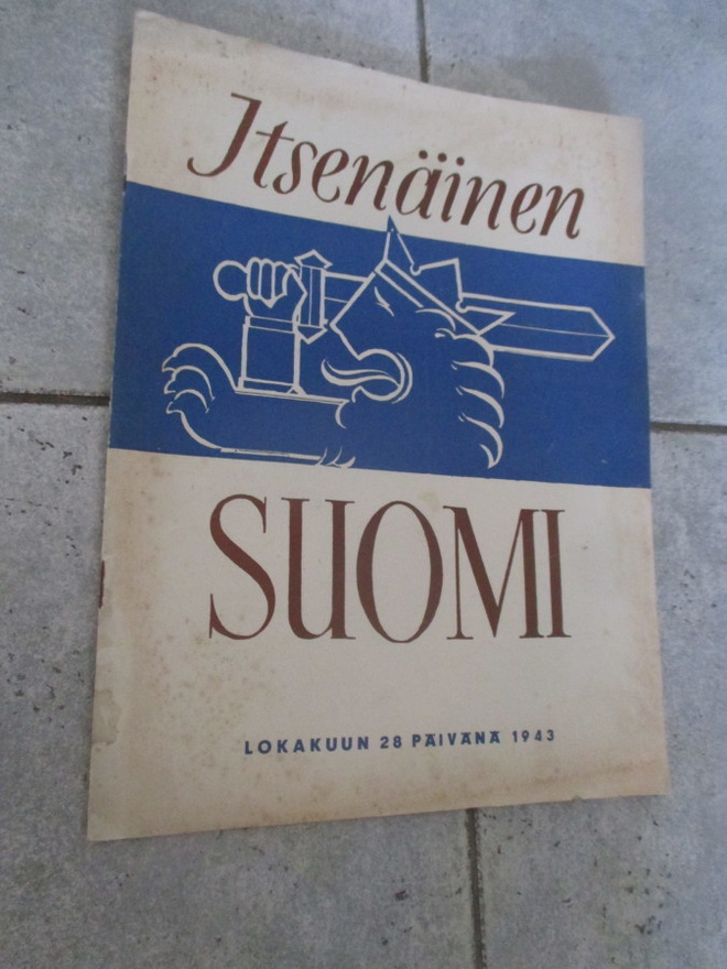 ITSENÄINEN SUOMI 1943 ( harvinainen lehti