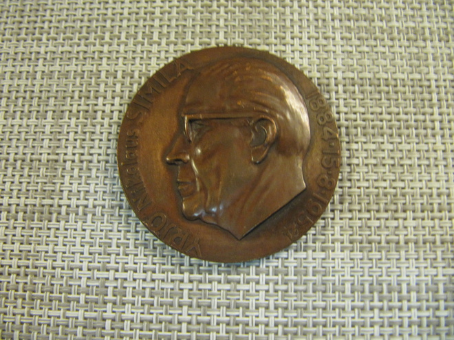 Yrjö Nikolaus Similä 70 V mitali 1954 / L.Leppänen 1954.