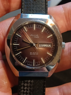Avia Matic 25 jewels miesten automaattikello