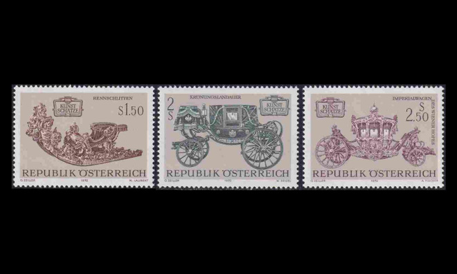 Itävalta 1406-8 ** Wagenburgin taideaarteita (1972)