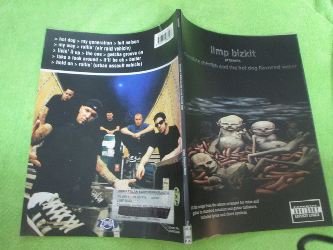 LIMP BIZKIT PRESENT - nuottikirja 72 sivua
