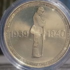Talvisota 1939-1940. Kullanvärinen kolikko kapselissa. Halka - pikkukuva 4