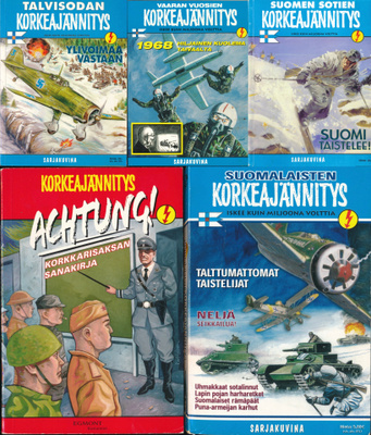 KORKEAJÄNNITYS (5 kpl) Suomalaisten ACHTUNG! Talvisodan ETC