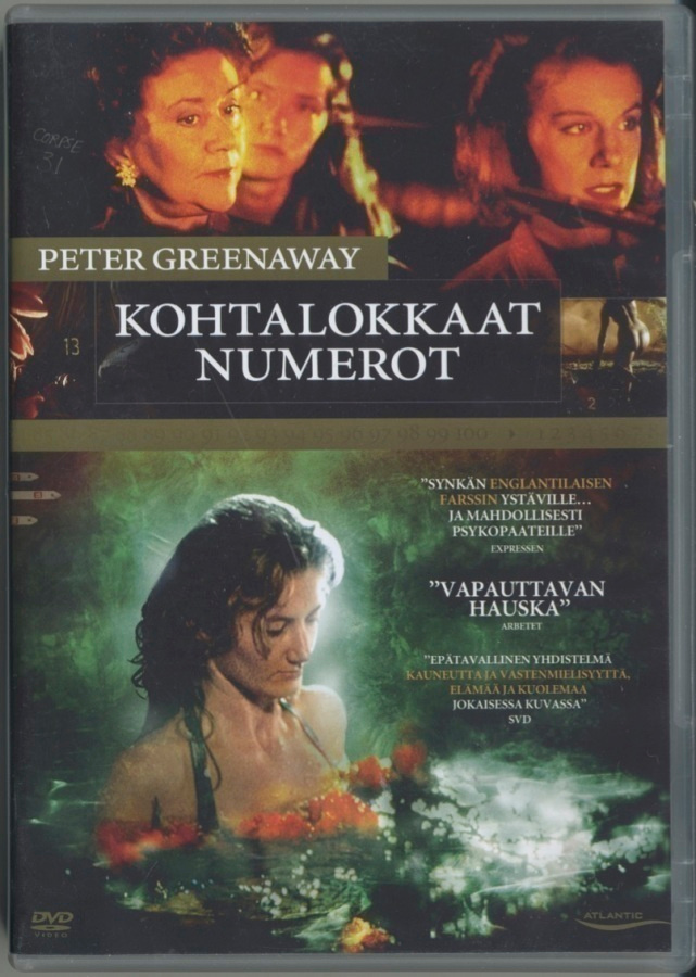 Peter Greenaway: DROWNING BY NUMBERS – Suomi-DVD 1988 / 2010