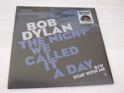 Bob Dylan the night we called it a day 7 45 sininen vin