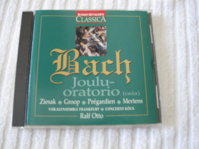 Johan Sebastian Bach JOULUORATORIO (CD)