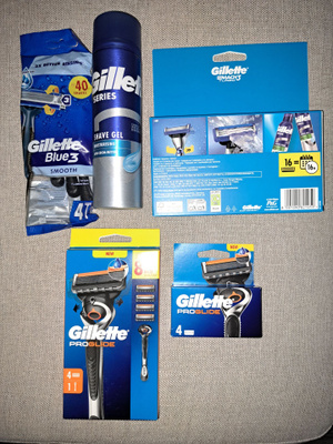 Gillette tuotepaketti
