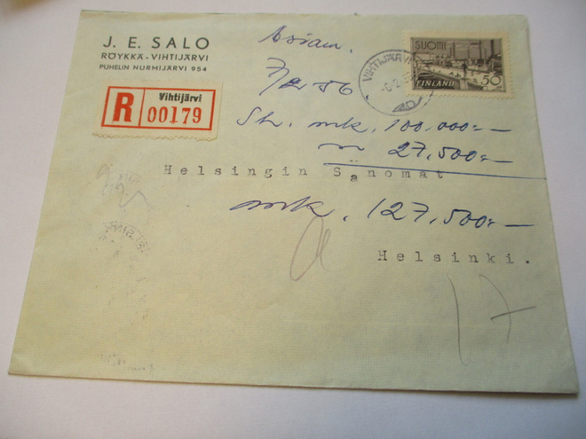 1956 Vihtijärvi R liikekuori