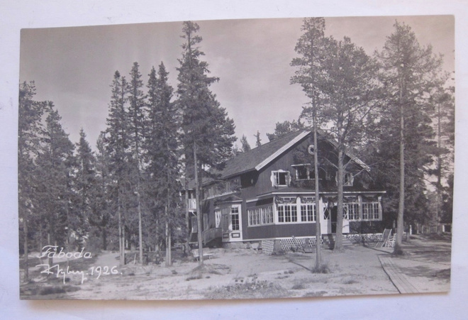 VANHA Postikortti Fäboda Pietarsaari 1926