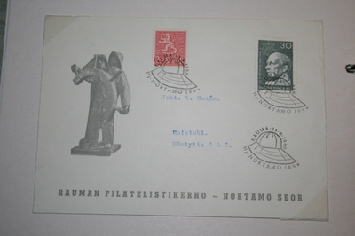 FDC kuori 13.6.1960 H.J.Nuortamo