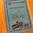 käyttöohjekirja Piaggio Zip Fast Rider - pikkukuva 1