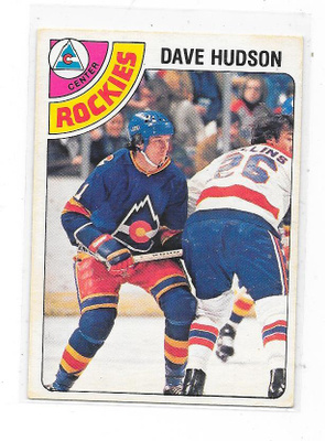 1978-79 OPC #299 Dave Hudson , Colorado Rockies