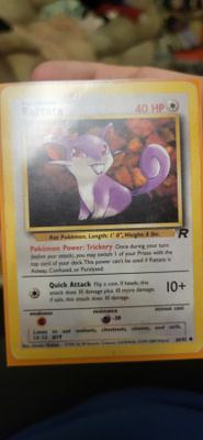 Rattata #64 Pokemon Team Rocket card