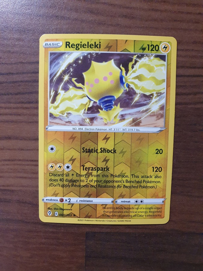 Pokemon Regieleki 060/203 Reverse holo rare