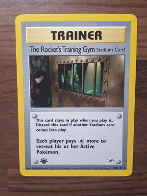 Pokemon The Rocket's Training Gym 1st edition 104/132