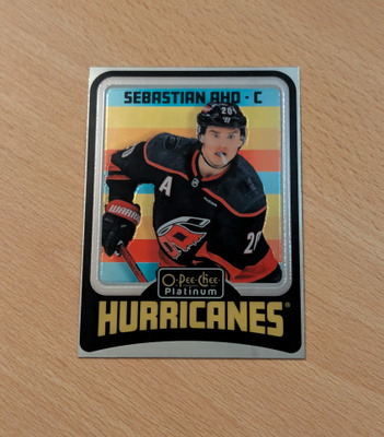 2024-25 OPC Platinum Sebastian Aho Retro