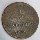 Ruotsi 1/2 skilling 1800 - pikkukuva 1
