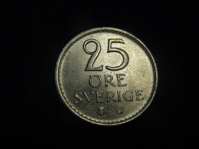 25 öre 1972. Ruotsi-Sweden