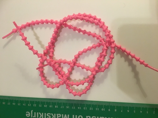 X-Tenex X300, 75cm kengännauhat pinkki