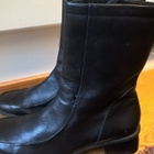 Clarks Black Leather Nahkasaappaat / Nilkkurit - koko 37,5 - pikkukuva 5