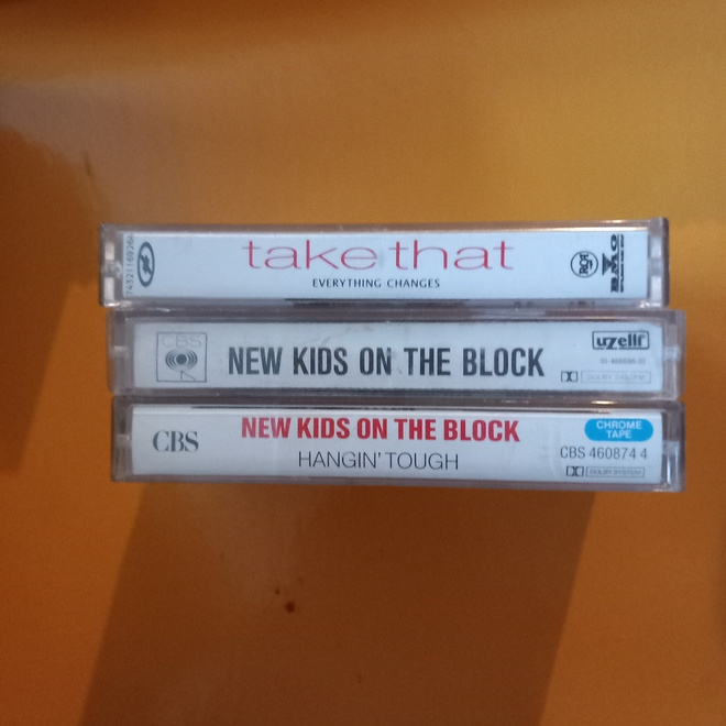 Take That ja New kids on the block C-Kasetti paketti