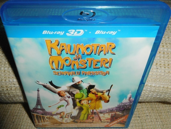 Kaunotar Ja Monsteri - Seikkailu Pariisissa [3D Blu-ray]