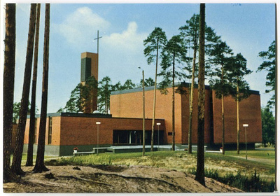 Kokkola Ykspihlajan kirkko ja seurakuntakeskus 1960-70-luku