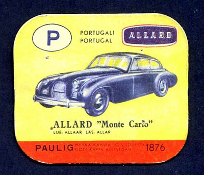 PAULIG KAHVILAPUT, ALLARD "Monte Carlo"