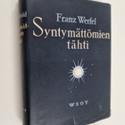 Franz Werfel : Syntymättömien tähti - pikkukuva 1