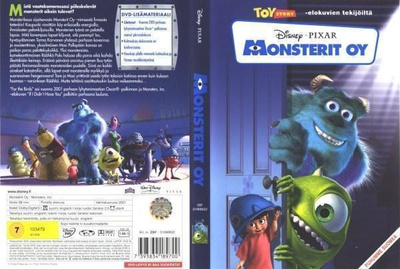 Disney / Pixar  -  Monsterit Oy  -  DVD