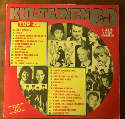 KULTAINEN 60 luku, tupla lp
