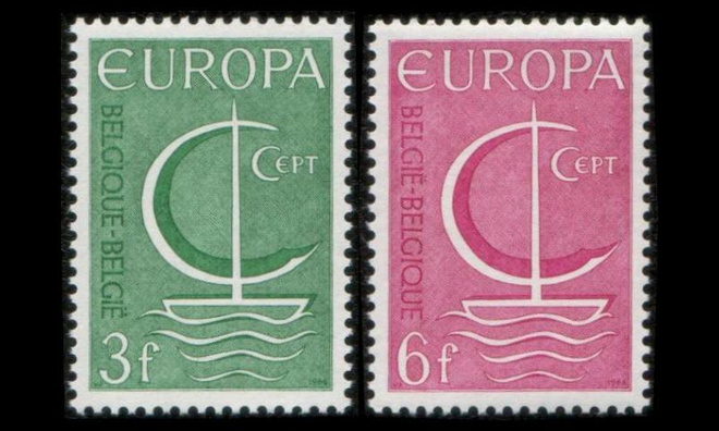 Belgia 1446-7 ** Europa (1966)