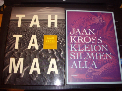 2 kpl Jaan Kross : Tahtamaa & Kleion silmien alla *Sis.pk:t