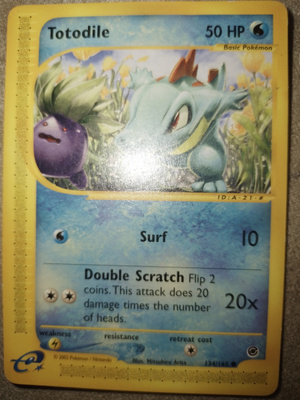 Totodile 134/165 Expedition card