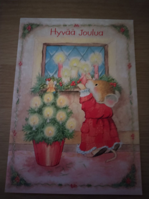 Joulu kortti,kulkematon.