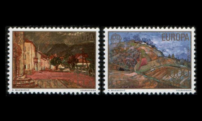 Jugoslavia 1684-5 ** Europa maisemia (1977)