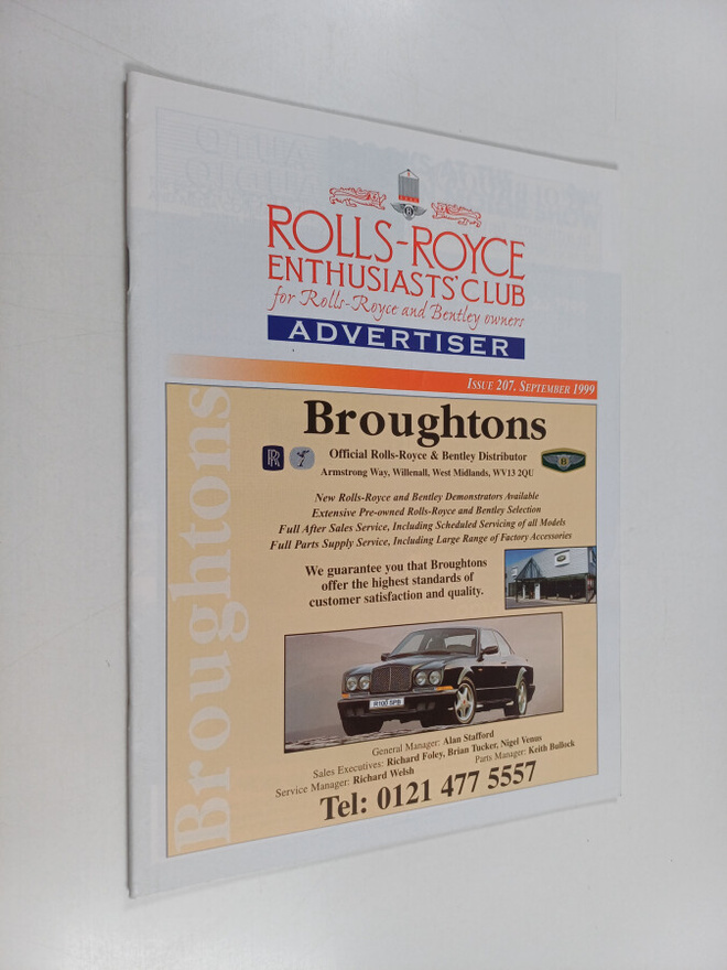 Rolls-Royce enthusiasts' club for Rolls-Royce and Bentley...