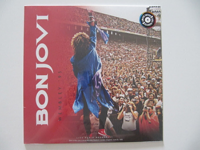 Bon Jovi Wembley '95 värivinyyli LP
