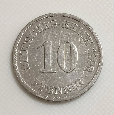 Saksa 10 Pfennig 1899A