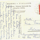 1952 postikortti - Velj.Karhumäki ilmavalkuva Tampere - pikkukuva 1