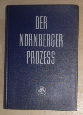 Dr.P.A.Steininger : Der Nurnberger Prozess 1857 1.p.