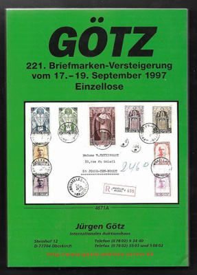 Huutokauppaluettelo - Götz 17.9.1997