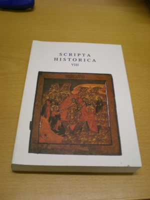 Matti Lackman (toim.): Scripta Historica VIII