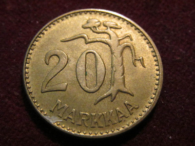 20 markkaa 1961