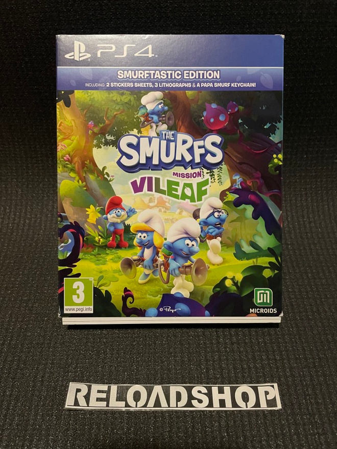 The Smurfs - Mission Vileaf + Sleeve PS4