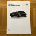 Hinnasto BMW 4-sarja Coupe F32 vuodelta 2013/2014, esite - pikkukuva 1