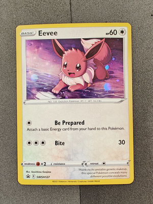 Eevee SWSH127 Cosmos Holo Black Star Promo