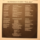Nummisuutarit – Pois Alta! Lp Fin.1978 - pikkukuva 4
