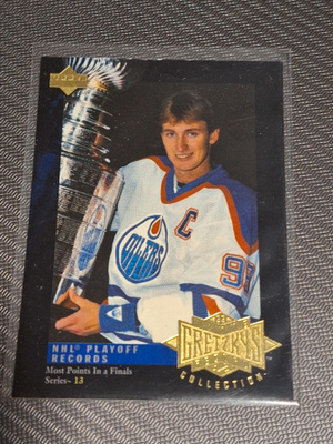 1995-96 Upper Deck Wayne Gretzky Record Collection #G13