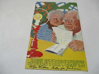 Nieminen Joulutervehdys klp - 1941 Suomen AU
